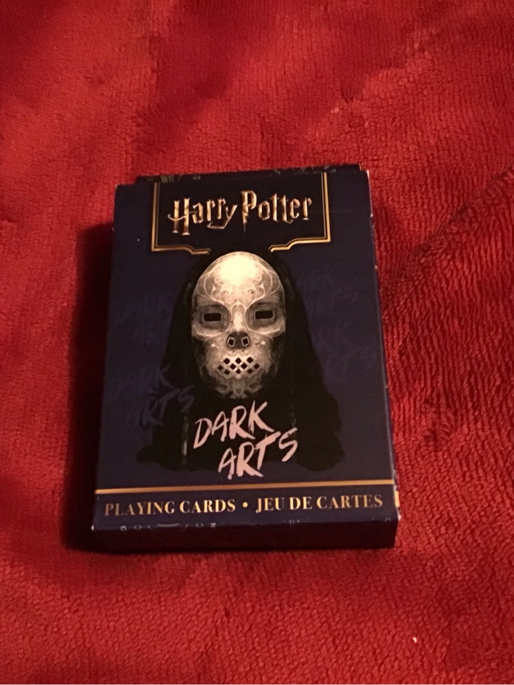 Warner Bros. Harry Potter Dark Arts Playing Cards - Blue & Gold